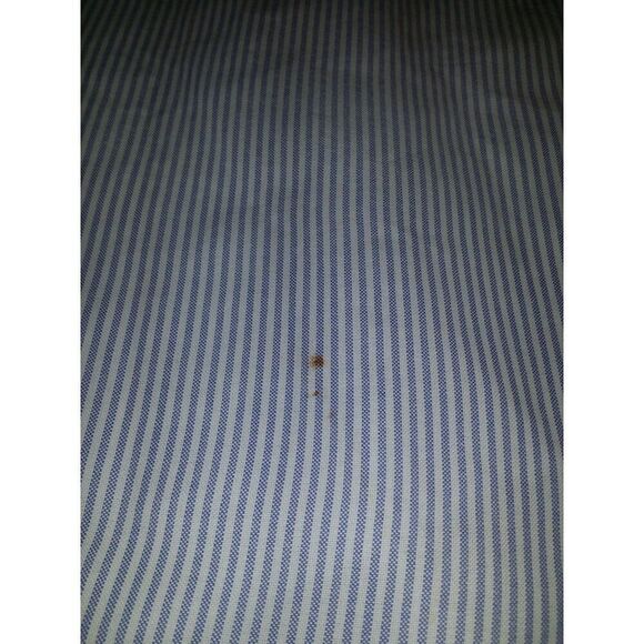 Ralph Lauren Yarmouth Button Up Shirt Men Sz XL 16 1/2-36 Striped Blue White Cla - Picture 6 of 7